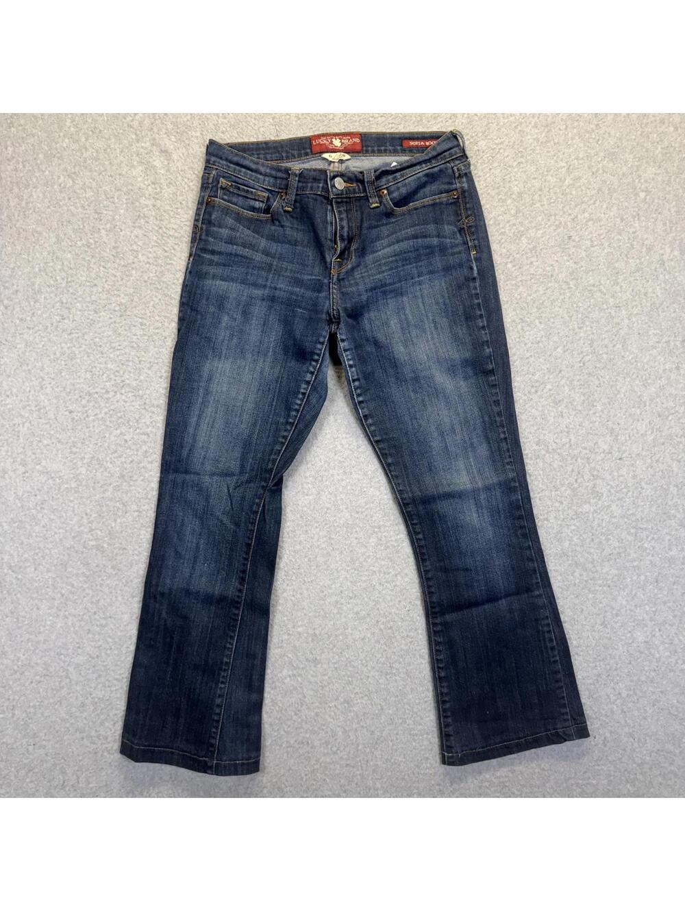 Lucky Brand Women's Size 6/28 Regular Sofia Boot Cut Medium Wash Blue Jeans
